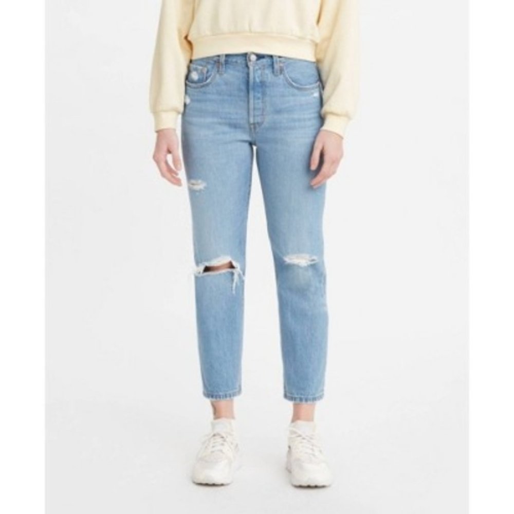 Levi's® Women's 501™ High-Rise Straight Cropped Jeans - Athens Break 27